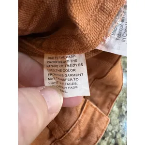 Madewell Slim Emmett Wide Leg Cropped Pant Jean Size 28 Orange Cotton Stretch thumbnail 8
