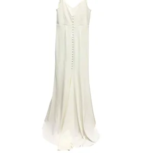 Lulus Feeling of Forever White Sleeveless Mermaid Maxi Dress size M thumbnail 7