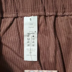 Halara Brown Corduroy Pants Size Small thumbnail 4