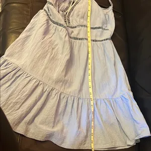 Cider Light Blue Backless Dress thumbnail 4