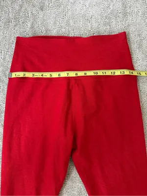 Beyond Yoga Spacedye Caught in the Midi High Waisted Leggings in Holly Red Large thumbnail 14