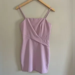 Superdown Revolve Mini Dress S Pink Ruched Bodycon Spaghetti Strap Going Out thumbnail 4