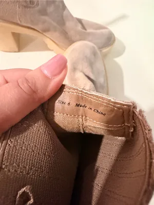Dolce Vita Taupe Suede Platform Chelsea Heeled Boot thumbnail 10