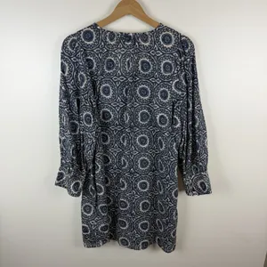 Cleobella Organic Cotton Floral Medallion Mini Dress Large Tunic Boho Relaxed‎ thumbnail 5