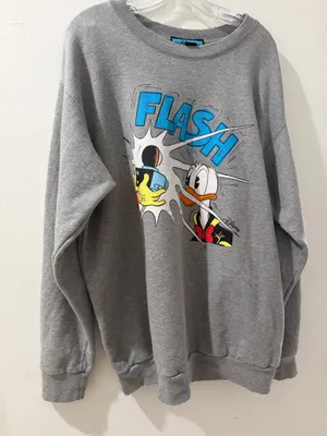 Gucci Disney grey cotton Donald Duck graphic sweatshirt thumbnail 1