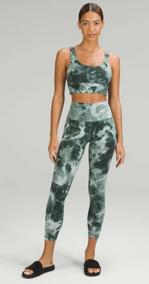 Lululemon Align High Rise Pant 25" Diamond Dye Smoked Spruce Size 8 thumbnail 1
