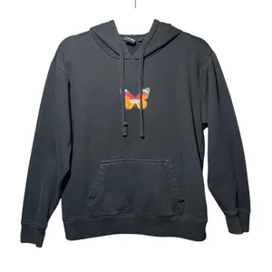 Vans‎ Off The Wall Butterfly Graphic Hoodie Black XS Skater Sweatshirt thumbnail 1
