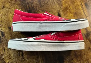 Vans | women’s classic checkerboard drip flame sneakers. Size: 5.5 thumbnail 12