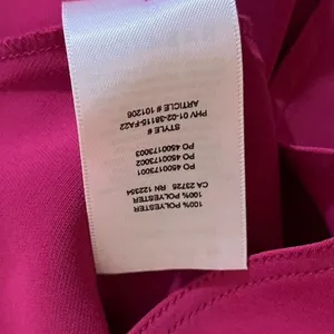 Aritzia Babaton Women's Hot Pink Long Sleeve Cowl Neck Shirt Blouse Top Size S thumbnail 4