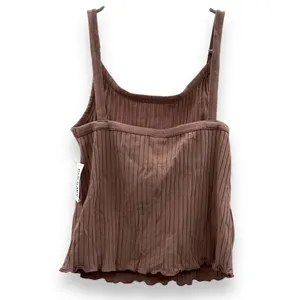 Old Navy Brown Ribbed‎ Knit Sleeveless Tank Top Sz S NEW thumbnail 2