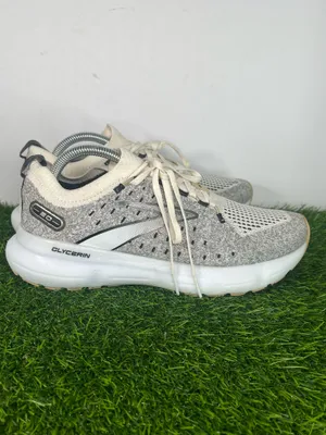 Brooks Glycerin 20 Running Shoes Gray Cream Women Size 9.5 Road Running Sneakers thumbnail 4