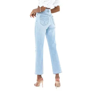 Rolla's Original Straight High Rise Jeans in Sunbleach Worn 28 Womens Denim Pant thumbnail 2