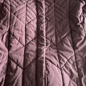 Saxton Hall Women’s Purple Quilted Warm Midi Jacket Puffy Coat Size M thumbnail 5