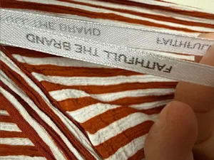 FAITHFULL THE BRAND Es Torrent Vertical-Stripe Wide-Leg Pants with Side Slit thumbnail 11