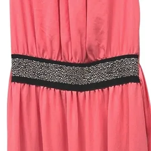 Unbranded Womens Maxi Dress Size 6 Pink Embellished Waist Sleeveless Sundress thumbnail 3