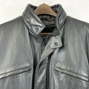 Vintage Wilsons Leather Jacket Mens Large Lined Heavyweight‎ Outdoor Grunge Goth thumbnail 2