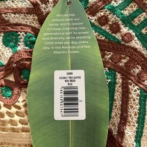 NWT Farm Rio Guipire Lace Long Sleeve Midi Dress Cream Coconut Tree Tropical S thumbnail 3