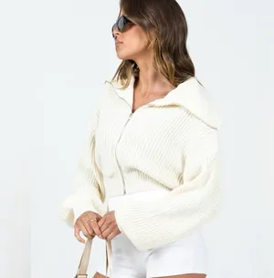 Princess Polly Dissa Sweater Cream thumbnail 4