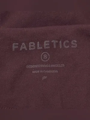 Fabletics Strappy Seamless Maxi Dress Small Oxblood Burgundy Bodycon Minimal thumbnail 8