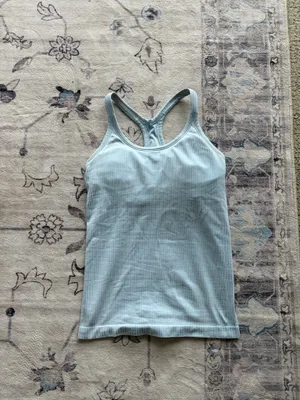 Light Blue Lululemon Ebb To Street Tank thumbnail 2