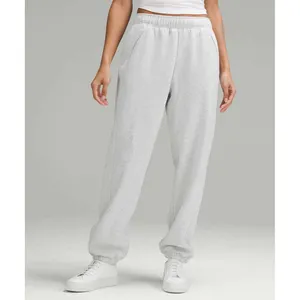 Lululemon Scuba Mid-Rise Oversized Jogger Heathered Core Ultra Light Grey XXS thumbnail 2