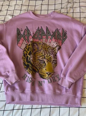 Def Leppard Purple  Sweatshirt thumbnail 1