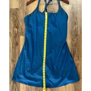 Women’s Size 2X‎ Athletic Outdoor Gorpcore Dress W/Shorts Liner, Dark Teal EUC thumbnail 3