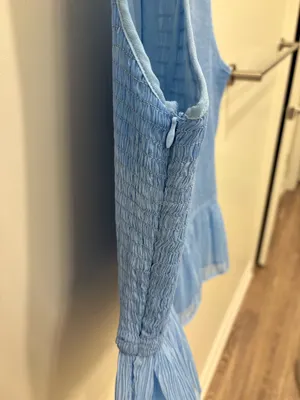 1. State Blouse Blue Sleeveless thumbnail 3