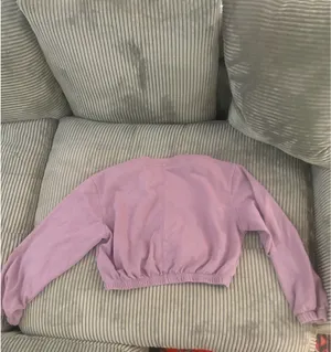 Flirtitude Active Purple Cropped Crewneck thumbnail 3