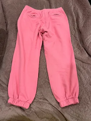 Adidas Coral Pink Fleece Sweatpants Set thumbnail 3