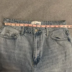 Vervet wide leg distressed light wash denim jeans size 29 thumbnail 6