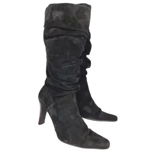 Vintage black Slouchy Boot Sz 9 by white mountain thumbnail 3