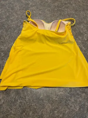 Magicsuit Bright Yellow Tankini Swim Top thumbnail 2