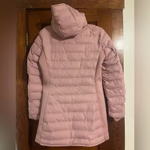 Women's light Pink Hooded Puffer Coat thumbnail 3