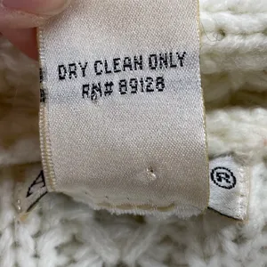 Avalin Sweater Vest Faux Fur Collar Wool‎ Blend Sleeveless Knit Ivory M thumbnail 3