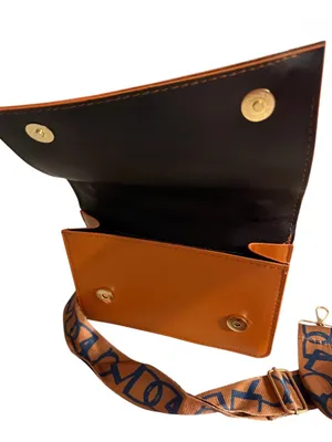 Quilted Faux-Leather Mini Shoulder Bag with Chain Detail thumbnail 3