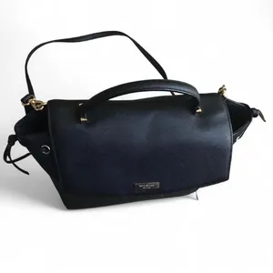 Kate Spade New YORK ♠️ Black Lilah Laurel Way Leather Satchel thumbnail 7