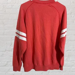 Women's Victoria’s Secret PINK Oversized Coral Logo Sweatshirt Size XS thumbnail 6
