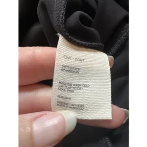 Oak +‎ Fort Black Fitted Polo Romper Short Sleeve Preppy Sporty Athleisure thumbnail 5
