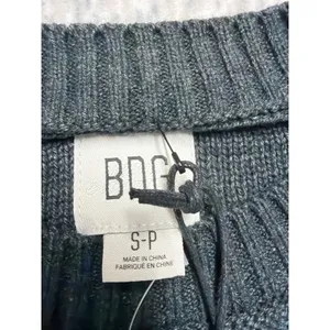 BDG Urban Outfitters Dark Grey Crew Neck Oversized Knit Sweater OB1440924 Small‎ thumbnail 2