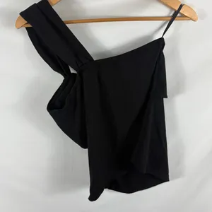 Grace Karin One Shoulder Black Tank Size Small thumbnail 3