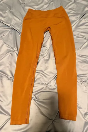 Alphalete Orange High-Waist Leggings thumbnail 1