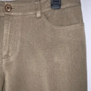 Peace Of Cloth NYC Khaki Stretchy High Rise Slim Straight Leg Pants 8 thumbnail 2