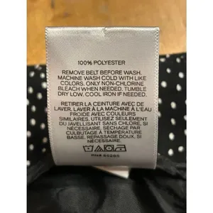 Express Ankle High Rise Black White Dress Pants Belted Front Pockets Size 4R (89 thumbnail 5