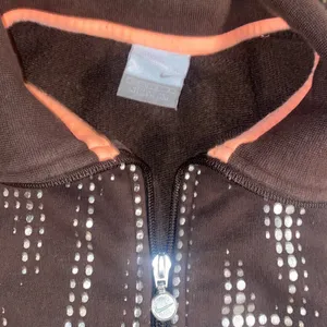 Nike brown zip up jacket size large thumbnail 3