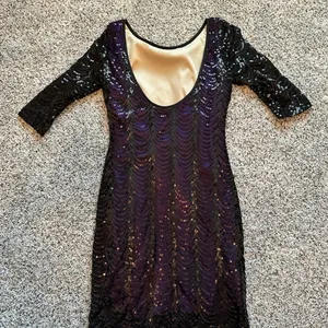 Sequin dress Black thumbnail 4