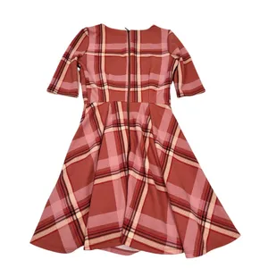 Copper Key‎ Plaid Fit-and-Flare Dress XS thumbnail 3