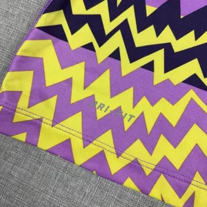 Nike Pro Dri-FIT Shirt Womens Medium Multicolor V-Neck Chevron Athletic Top thumbnail 7