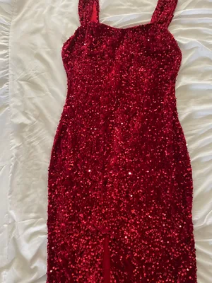 Love & lemonade Sequin Slit Bodycon dress thumbnail 9