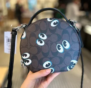 NWT Coach Canteen Crossbody Signature Canvas Halloween Eyes CM766 thumbnail 1